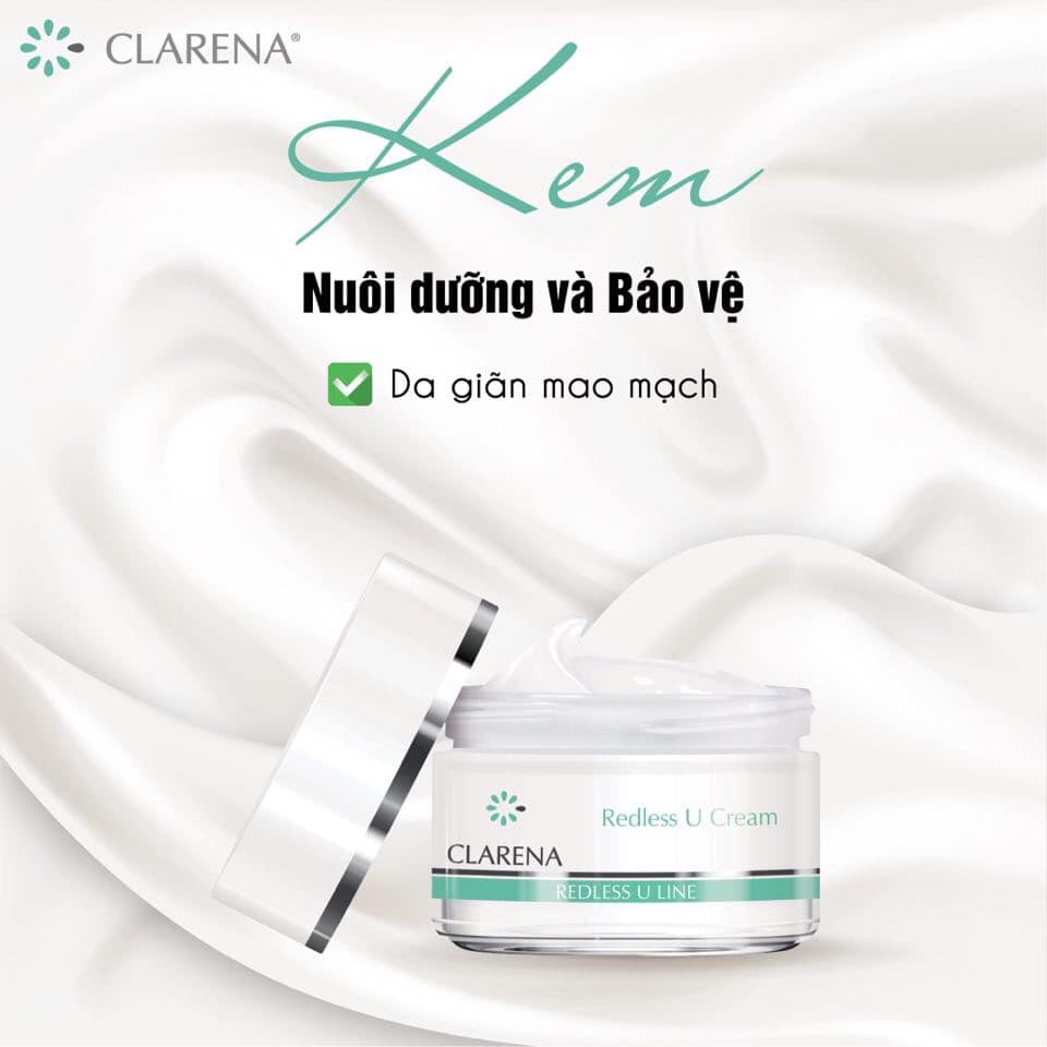 Redless U Cream Kem dưỡng dành cho da bị giãn mao mạch, mẩn đỏ, kích ứng |  Shopee Việt Nam
