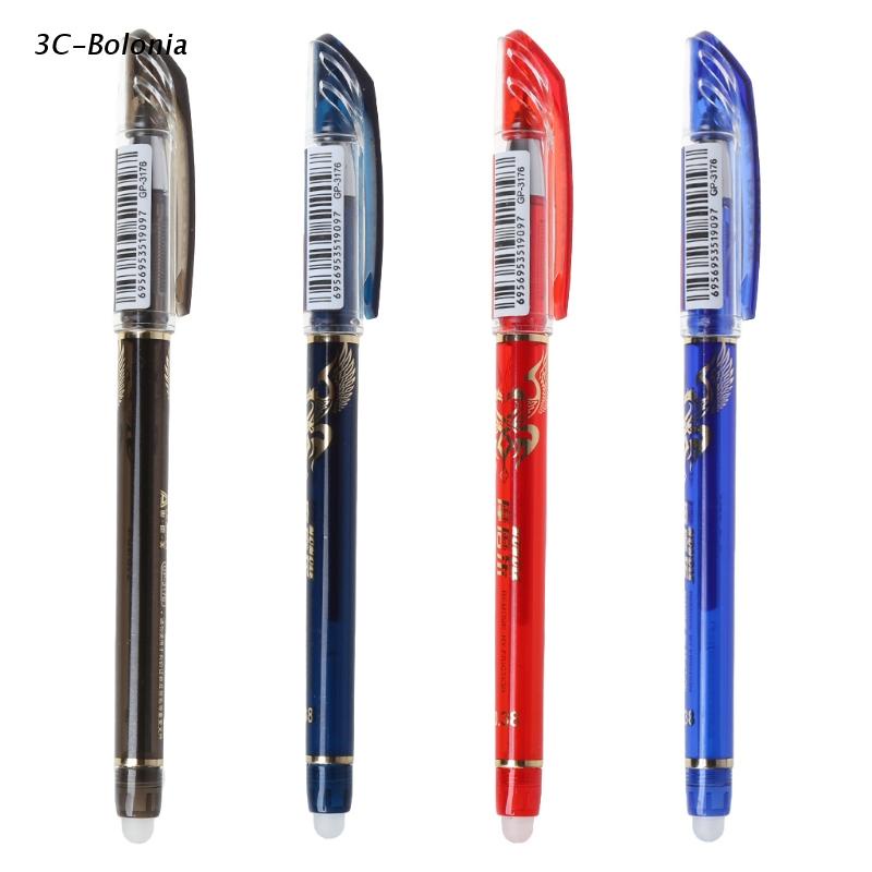 Bút Mực Gel Ngòi 0.38mm Có Thể Xóa Được Màu Xanh Đỏ Đen