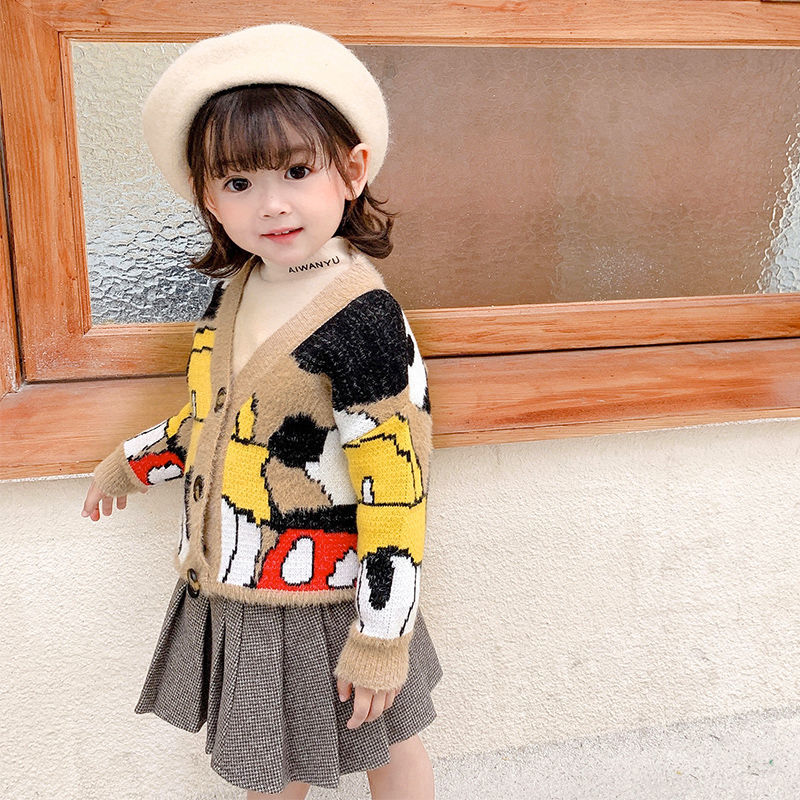 Áo Sweater phong cách Hàn Quốc thời trang mùa thu cho bé gái