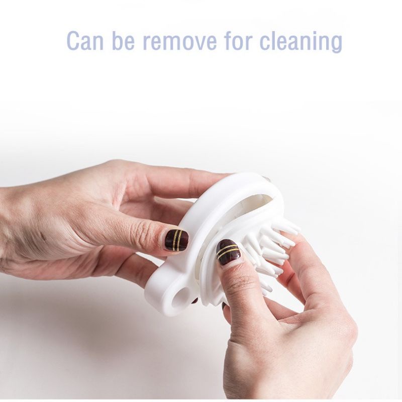 Lược gội đầu silicon, lược massage giúp thư giãn, giãm dụng tóc, kích thích mọc tóc