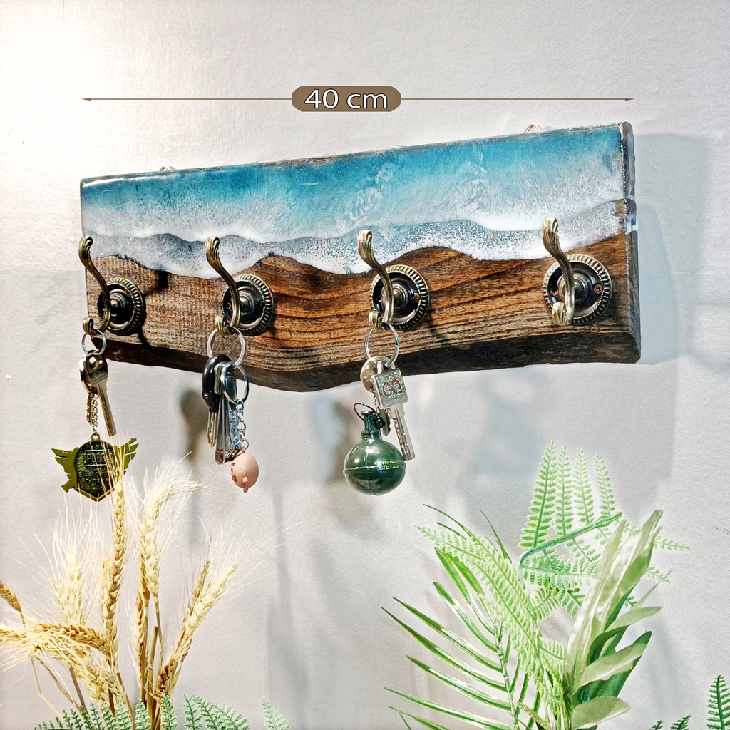 BẢNG TREO ĐỒ & CHÌA KHÓA DECOR 40 cm