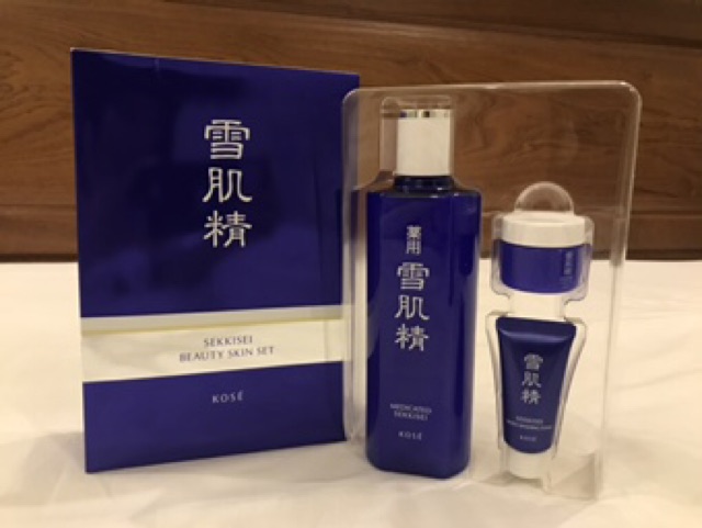 Bộ kit chăm sóc da Kosé Sekkisei Made in Japan chính hãng 💯: Lotion & Herbal Gel & White washing foam