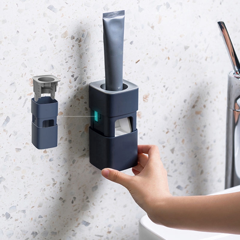 Dụng Cụ Lấy Kem Đánh Răng Tự Động Gắn Tường Nhà Tắm Tiện Lợi