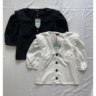 Áo sơ mi croptop lolita mini