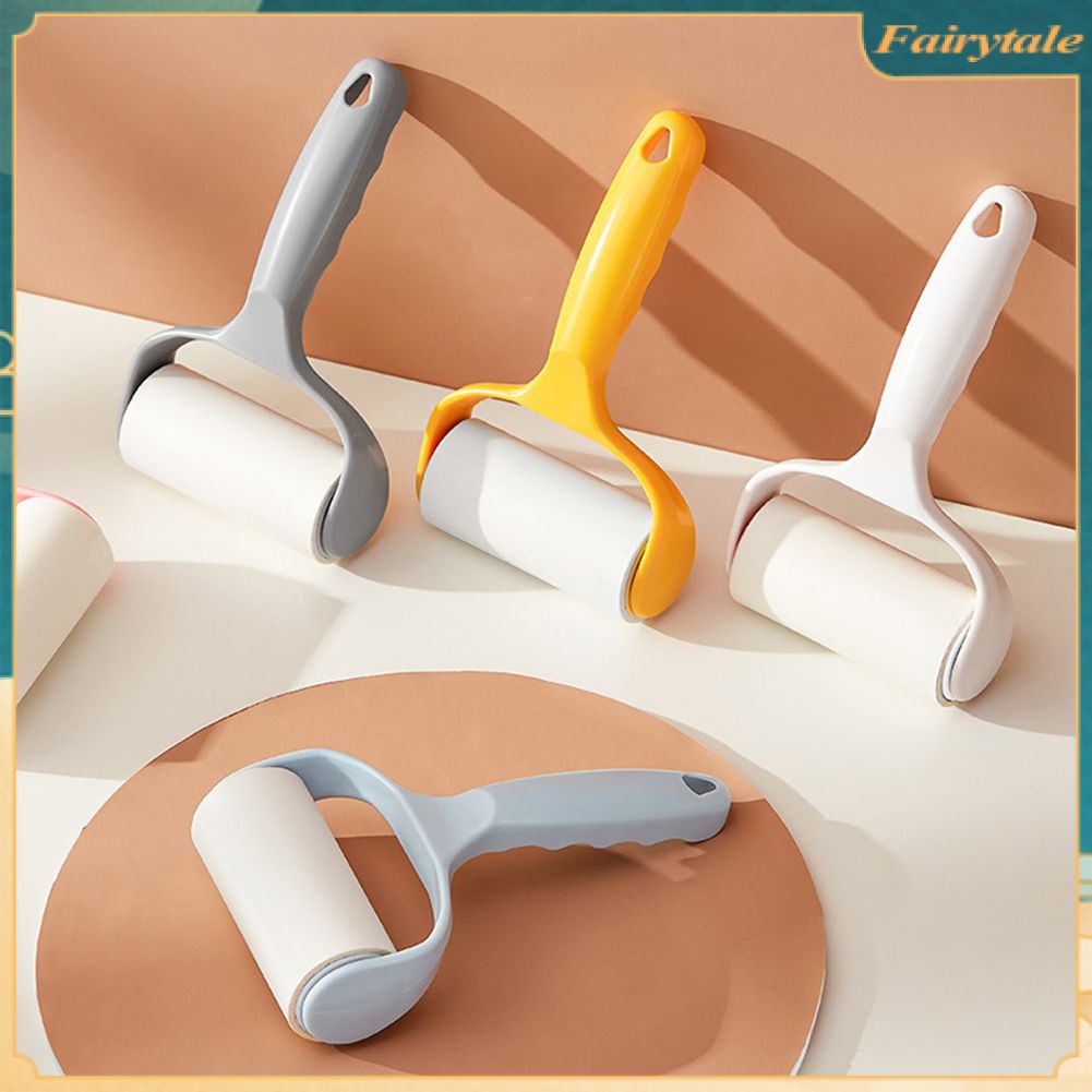 Tearable Giấy Cuộn Dính Chắc Con Lăn Bụi Lau Lông Thú Cưng Quần Áo Thảm Tousle Tẩy Trang Có Thể Thay Thế Bàn Chải Vệ Sinh Phụ Kiện 【Fairytale】