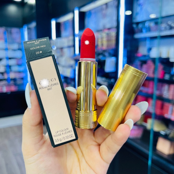 (Màu 25-208-505) Son Thỏi G*CCI Holiday 2021 Rouge A Levres Mat Lipstick