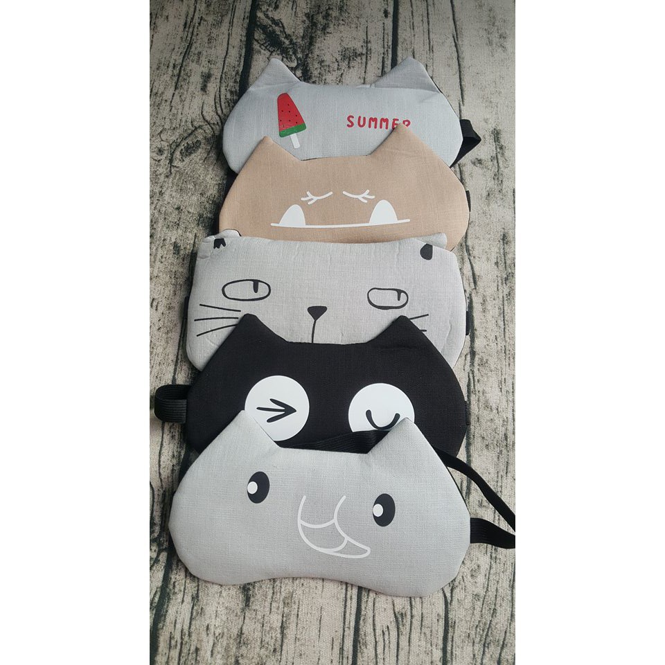 Mặt nạ bịt mắt, che mắt ngủ cho trẻ em và người lớn không gel