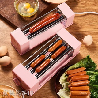 ✧☋☎LRKNhà Máy Xúc Xích Để Bàn Nhỏ Hot Dog Mini Ký Túc Xá Tạo Tác Ăn Sáng Đa Năng Máy Xúc Xích