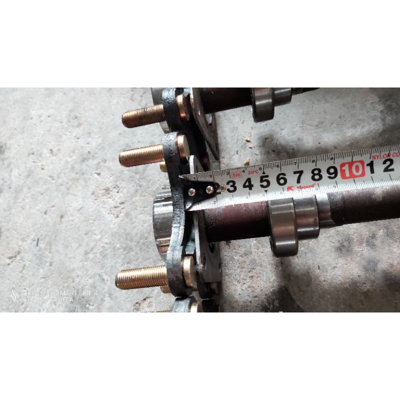 Trục lap 6 răng liền vòng bi