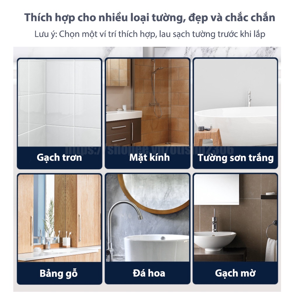 [PHIÊN BẢN NÂNG CẤP XOAY 2 CHIỀU] Hộp Đựng Điện Thoại Chống Thấm Nước Phòng Tắm, Bếp Hộp Treo Tường Màn Hình Cảm Ứng