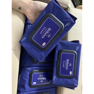 Combo thùng 10 gói Khăn ướt Bebeen Class Tím dòng cao cấp vải dày Hàn Quốc