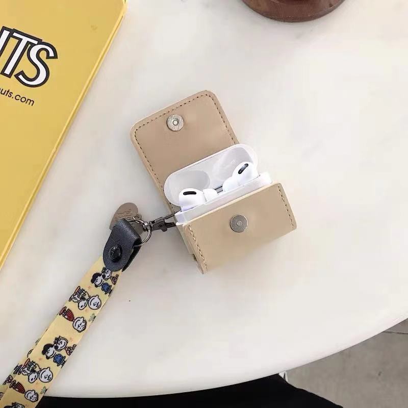 Dễ Thương Vỏ Bảo Vệ Hộp Đựng Tai Nghe Airpods Hình Snoopy Charlie Đáng Yêu Ốp