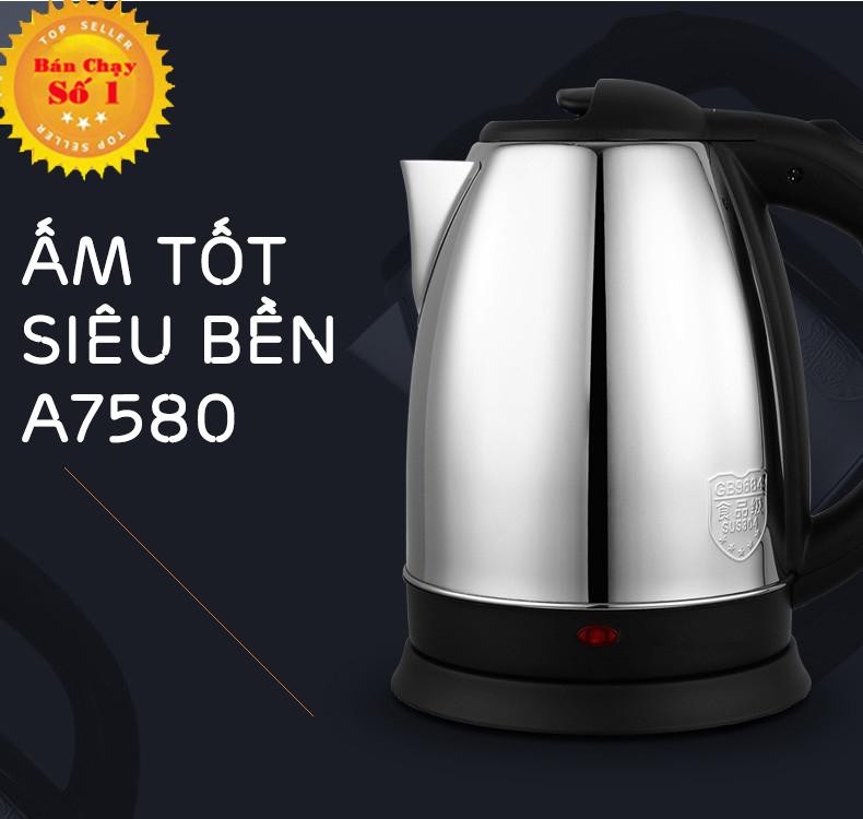 [GIÁ SỈ] Bình Đun Siêu Tốc 1.8L 1500W - An toàn cho mọi gia