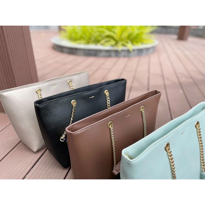 - Túi tote công sở vừa laptop 15inch  Aldio Ailiddaa tote bag--tone màu classic