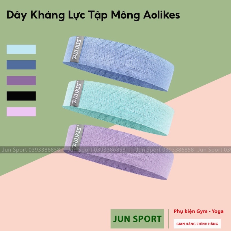 Miniband tập mông đùi Aolikes Jun Sport size M/L/XL