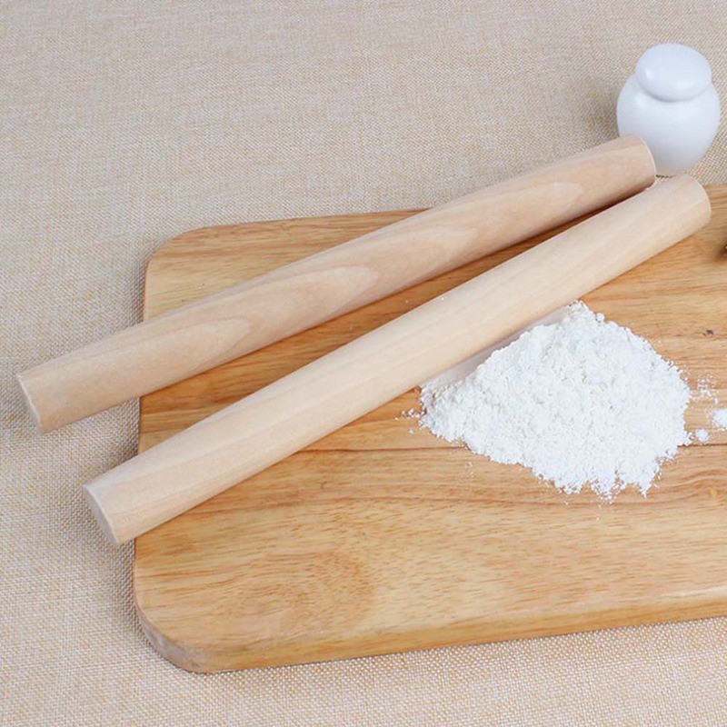 Fedealk Wood Rolling Pin Bread Flour Dough Traditional Non Stick Roller Luxury