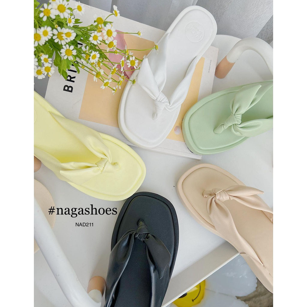 DÉP KẸP NAGASHOES QUAI GÚT 4CM NAD211