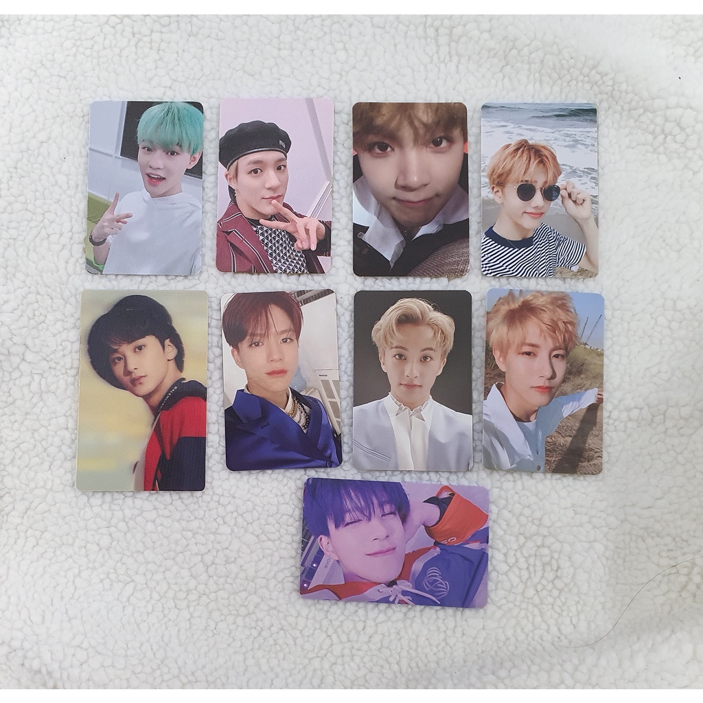 Ảnh photocard official NCT Dreamshow collecting yearbook Jeno Jaemin Jisung Mark Haechan Chenle Glitch mode Resonance