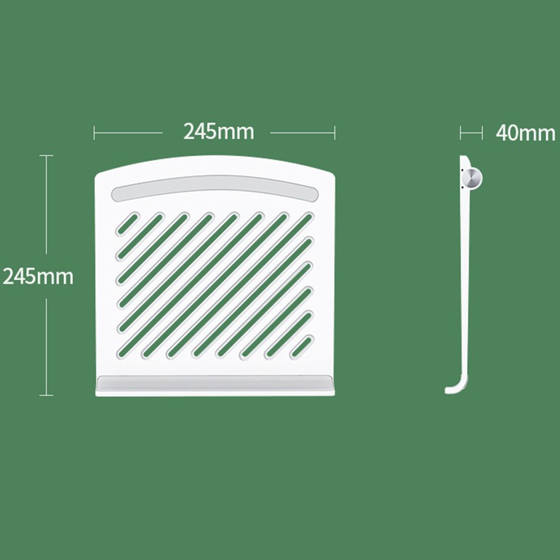 Giá Đỡ Máy Tính Bảng Kiêm Tản Nhiệt Chất Liệu Nhựa ABS Dạng Gập Tiện Dụng