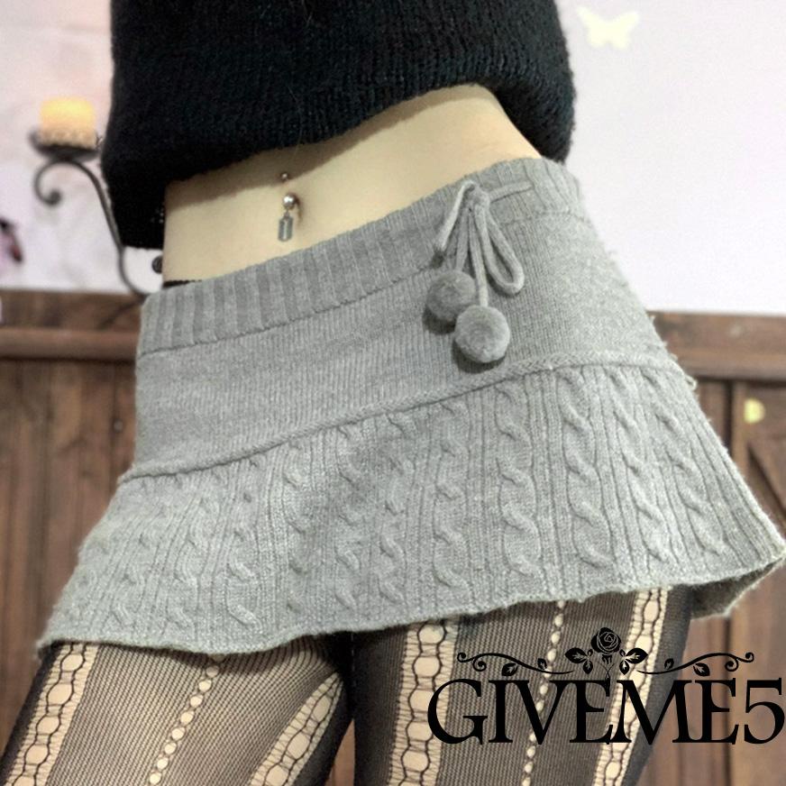 Chân váy lưng thấp thiết kế dây rút thời trang cho nữ