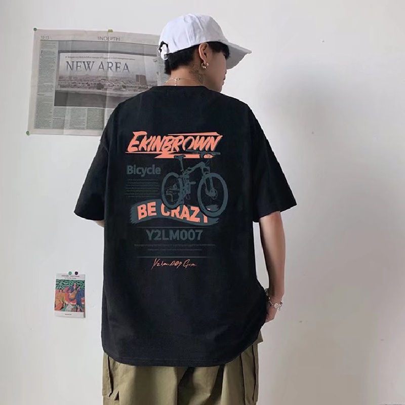 Áo Thun Tay Ngắn Dáng Rộng In Họa Tiết Hoạt Hình Phong Cách Hip Hop Thời Trang Mùa Hè Cho Nam Và Nữ Cỡ M-8XL