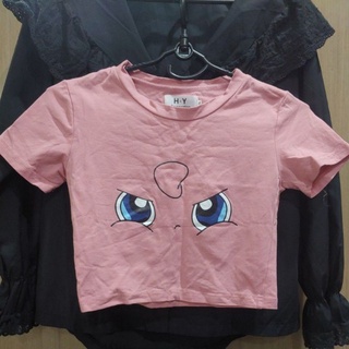 Áo thun croptop  (new) size S