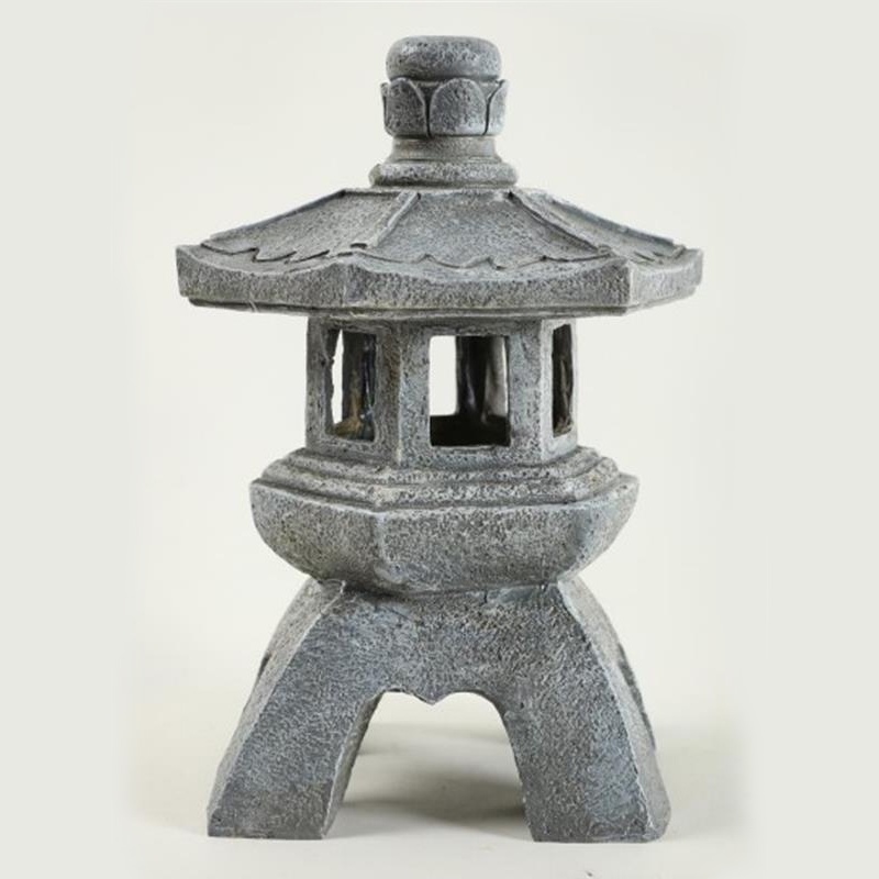 Đèn đá trang trí phong cách Nhật Bản - Chất liệu composite - Jassi Decor