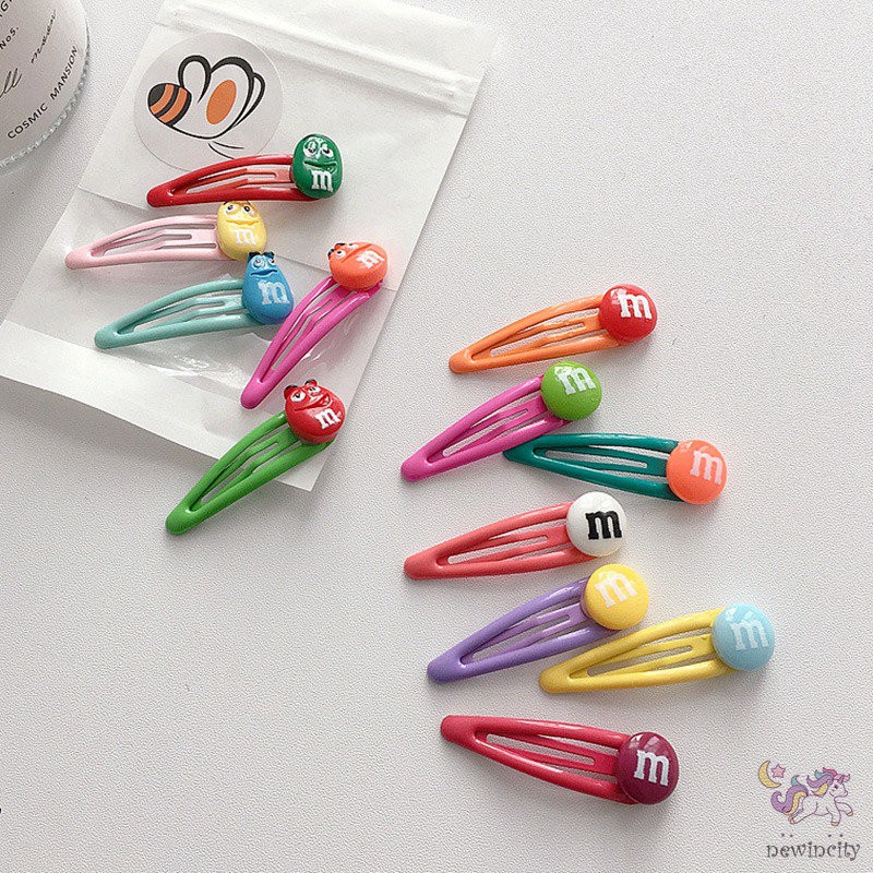 Kẹp Tóc Thiết Kế Hoạt Hình Phong Cách Hàn Quốc Đáng Yêu Dành Cho Bé Gái