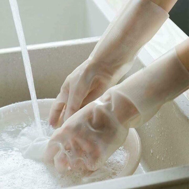 Găng tay cao su trắng siêu dai chất liệu an toàn [ Siêu rẻ]