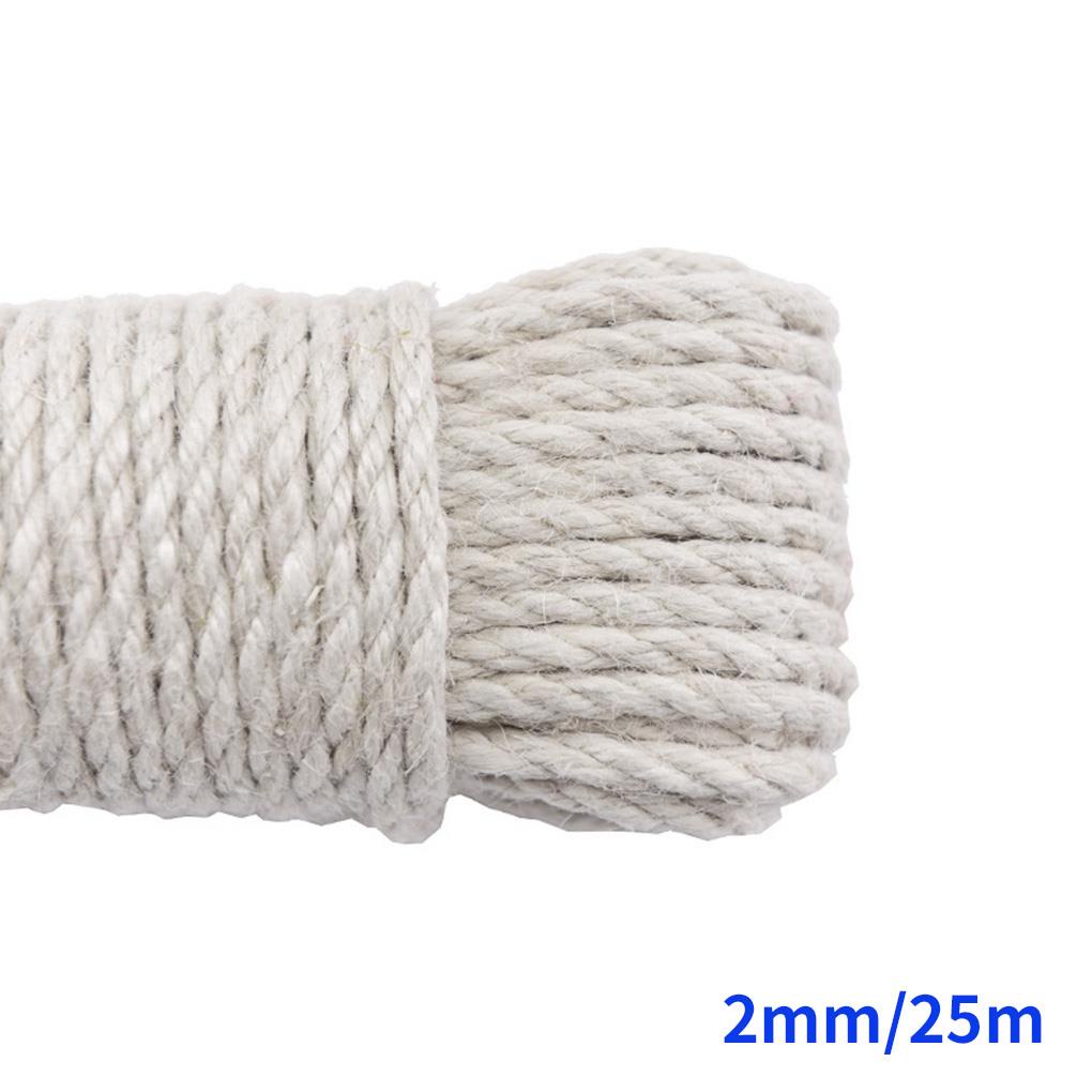 Bộ 2 Cuộn Dây Thừng 100% Cotton Nhiều Màu Sắc Dùng Làm Đồ Thủ Công DIY