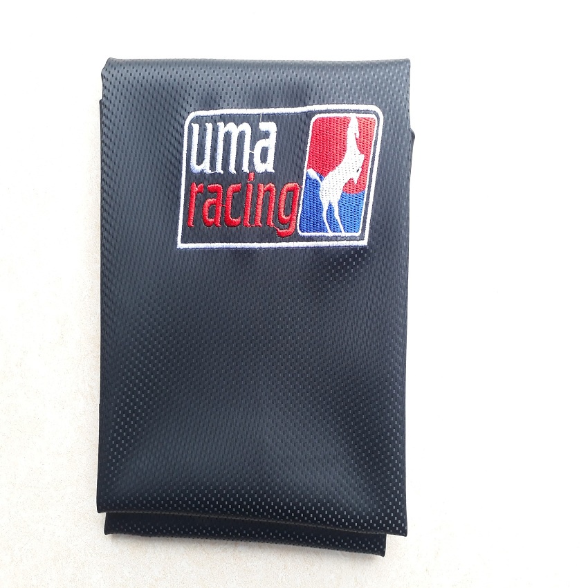 Vỏ yên xe máy da yên vân cacbon uma racing đa năng lắp nhiều dòng xe Dream Wave Sirius Furture Exciter Winner Airblade