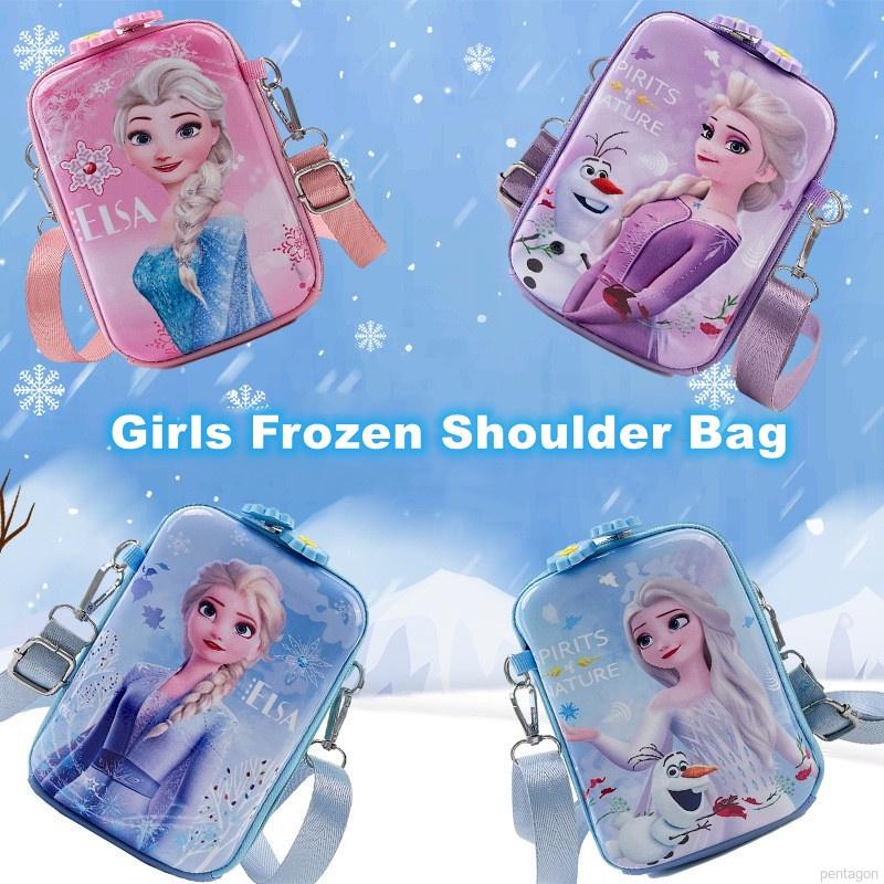 Túi đeo chéo hình hoạt hình Nữ hoàng băng giá cho bé