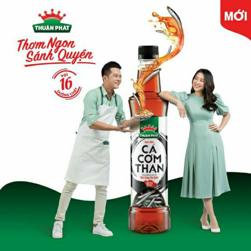 Nước mắm cá cơm than Thuận Phát chai 500ml