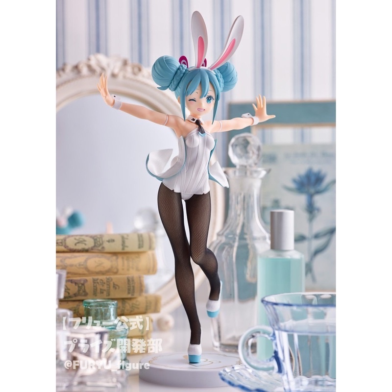 Mô Hình Nhân Vật Hatsune Miku - BiCute Bunnies - Black Ver., FuRyu, chính hãng Nhật Bản