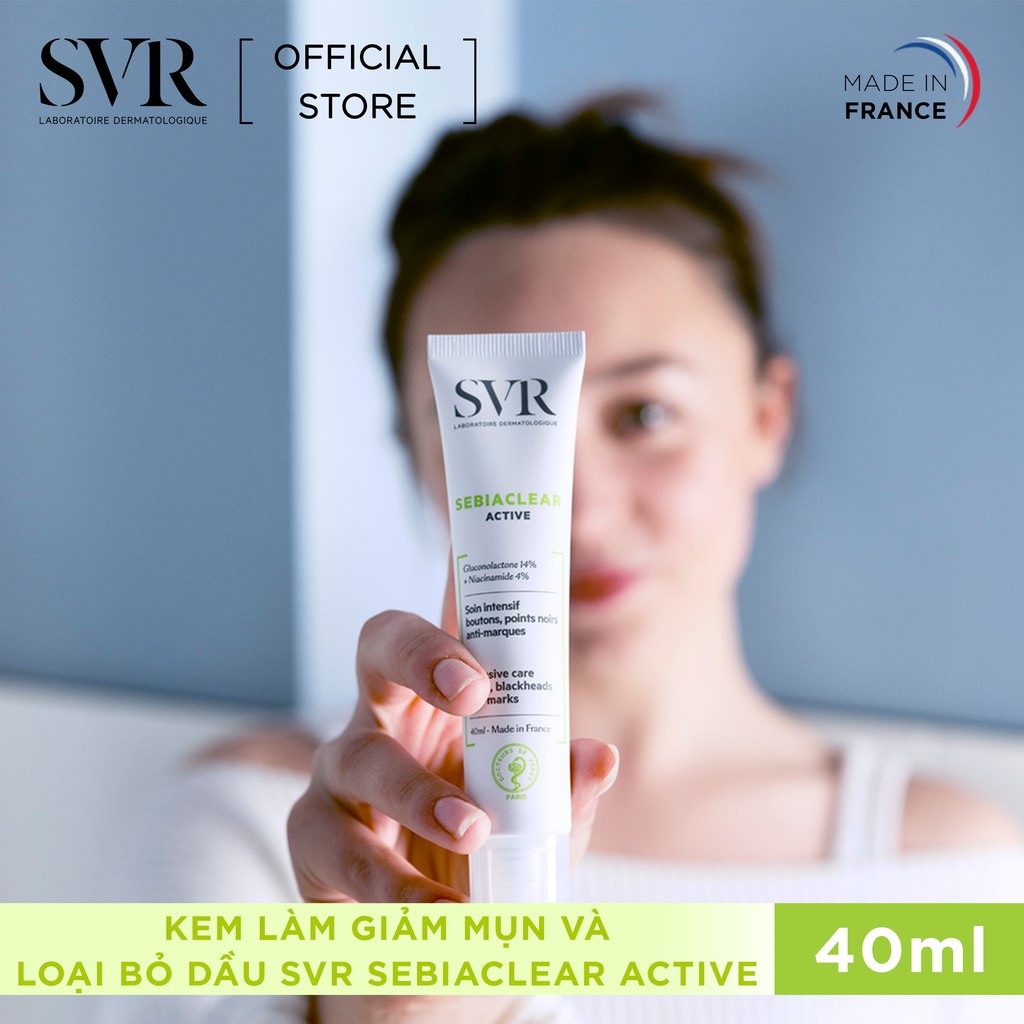 [Mã SKAMPUSH11 giảm 10% đơn 200k] Gel Dưỡng Làm Giảm Mụn & Dầu Nhờn SVR Sebiaclear Active Gel 40ml | BigBuy360 - bigbuy360.vn