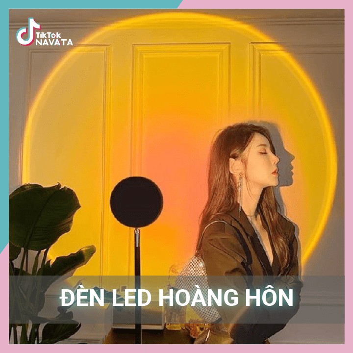 Đèn led hoàng hôn đèn Tiktok trang trí mặt trời đỏ chuyên quay video chụp ảnh - Led Sunset / Sunset Red / Rainbow