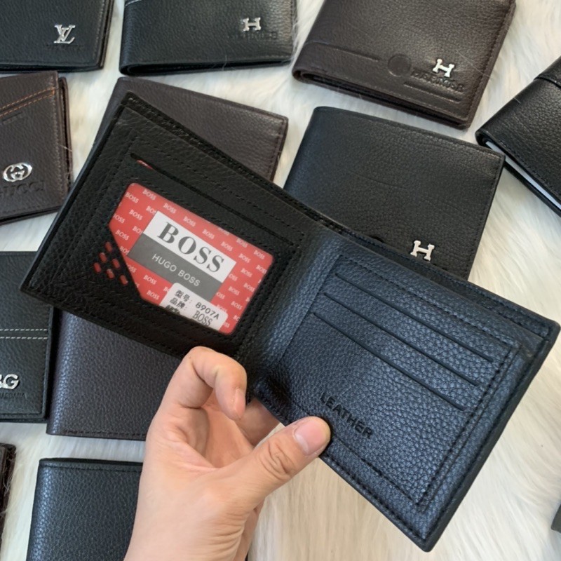 Ví Nam Cao Cấp, Bóp Da Nam Đựng Tiền Cao Cấp  dáng đứng, dáng ngang, nhiều ngăn tiện dụng