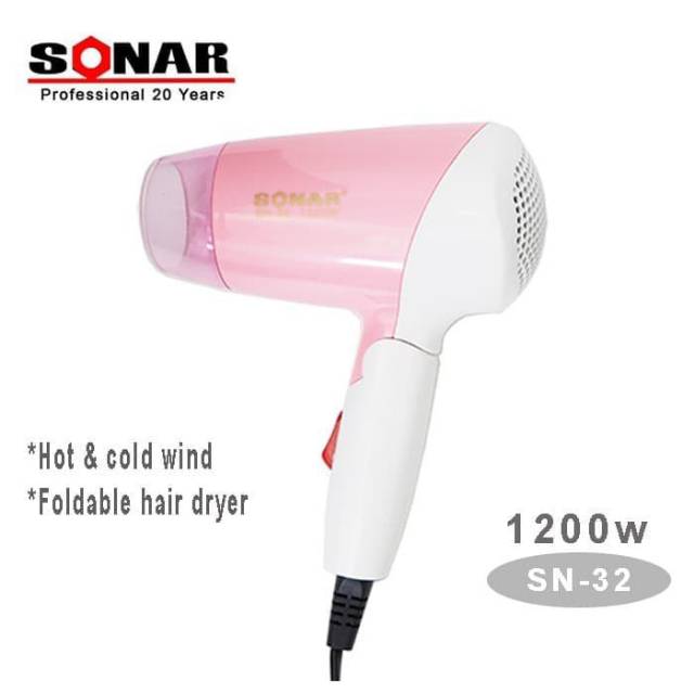 (hàng Mới Về) Bộ Tóc Giả Mini Hairdyer Sonar-32 2suhu Dành Cho Salon