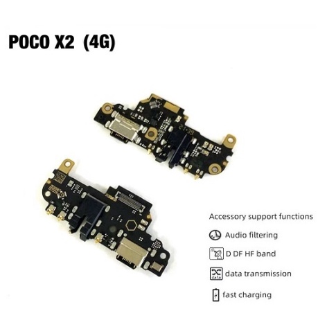 Bảng Mạch Cổng Sạc Cho Điện Thoại Xiaomi POCO F1 F2 F3 X2 X3 Pro NFC Mi 6X A2 M2 M3