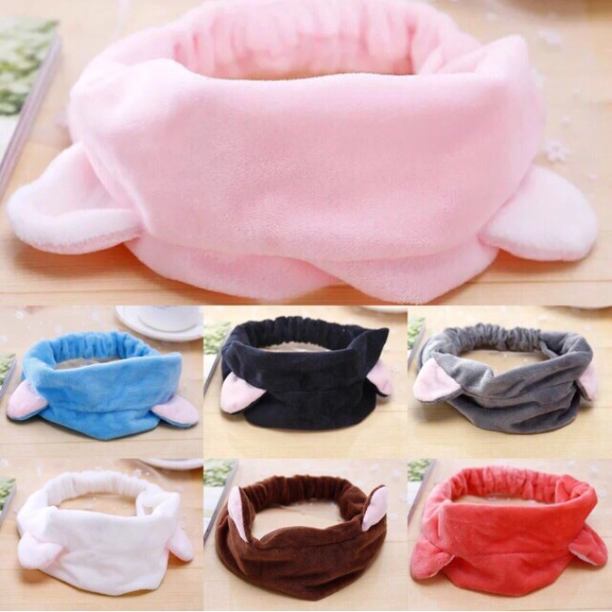 Băng Đô Tai Thỏ Mềm Mại Xinh Xắn Cho Nữ