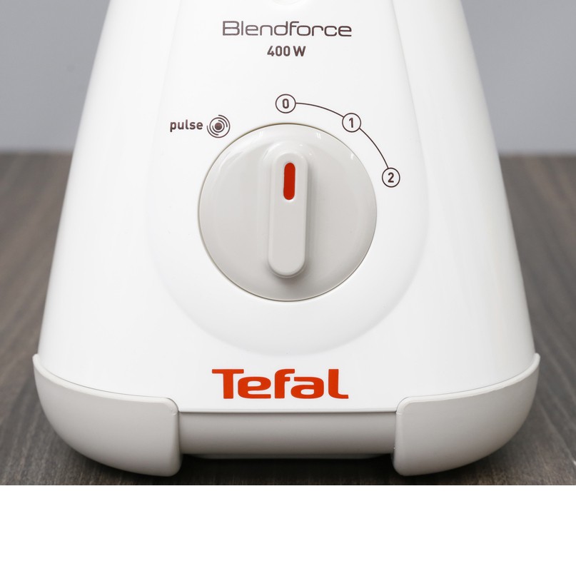 Máy xay sinh tố Tefal BL30A165 màu trắng công suất 400W trang bị 2 cối xay dung tích 1,25L lưỡi xay 6 cạnh BL30A165