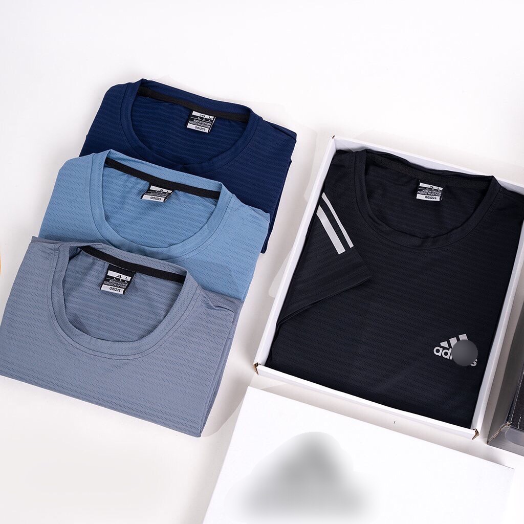 Áo thun thể thao nam cộc tay cổ tròn chất thun thông hơi cao cấp thời trang trẻ trung năng động KENADO-010