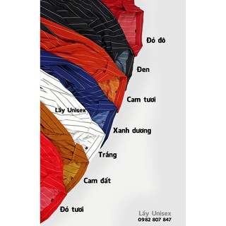 Sơ mi sọc Cam đất form Unisex