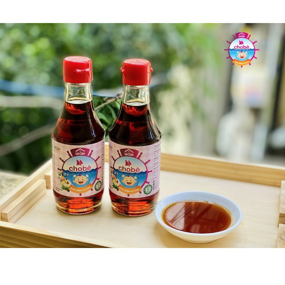 Nước mắm cho bé -Nước mắm Lê Gia cho bé ăn dặm bổ dưỡng giúp ăn ngon hơn 60ml/200ml Date 2023