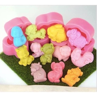 Bộ khuôn 12 con giáp dễ thương