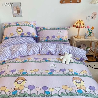 [RẺ VÔ ĐỊCH ] BỘ Chăn ga GỐI set 4 món COTTON 100%
