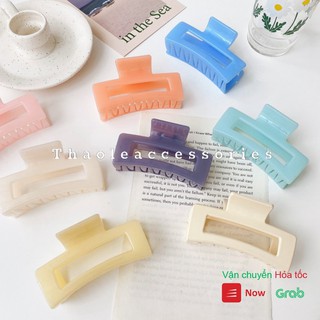 Kẹp tóc càng cua màu trơn thanh lịch cho nữ