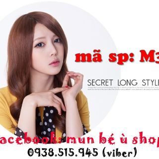 Tóc kẹp mái giả Mái dài Tóc 2 mái