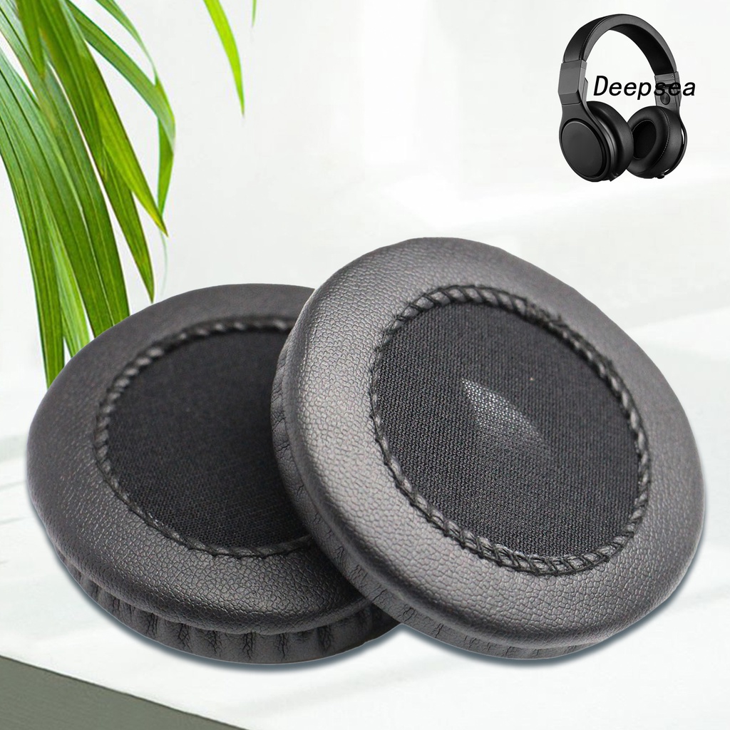 1 Cặp Đệm Tai Nghe Chơi Game Cách Âm 50mm-110mm Bằng Da Giả Protein