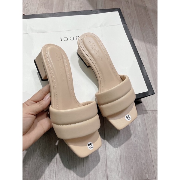 Cao gót bigsize bản quai xốp mềm,có size 35-44